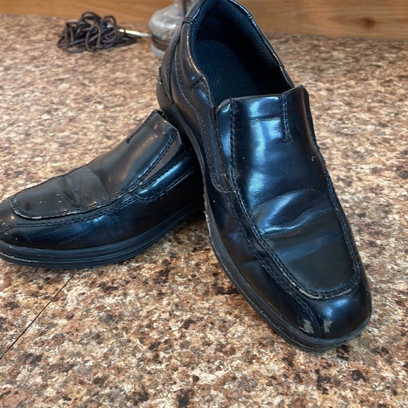 SALE WISE black boys size 13 dress shoes - Picture 2 of 6
